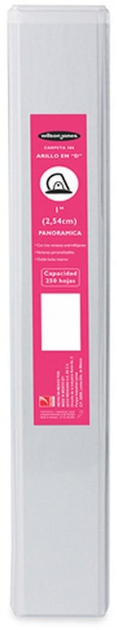 Carpeta 3 Argollas "D" Accovinil #386 1" Blanco Carta ACCO® P0145 Pieza 7501357001458 02